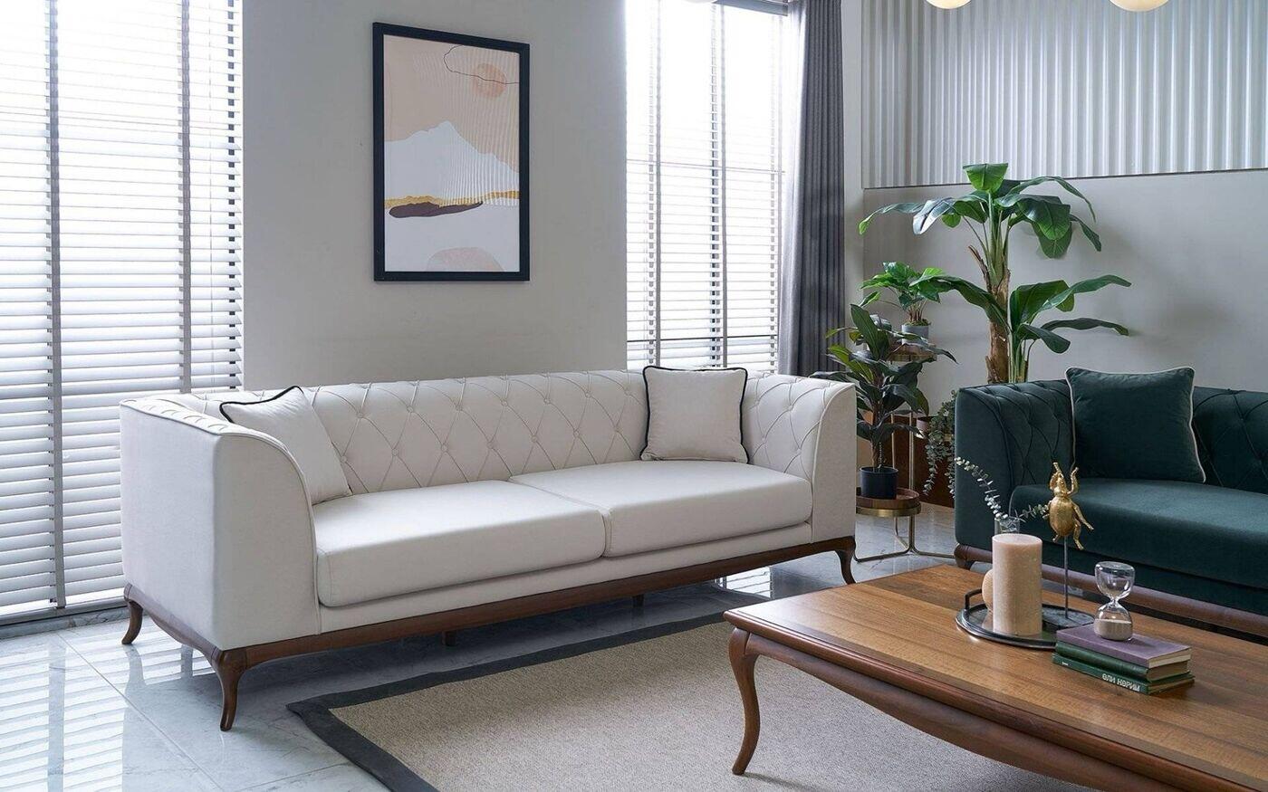 Art Walnut Sofa Set