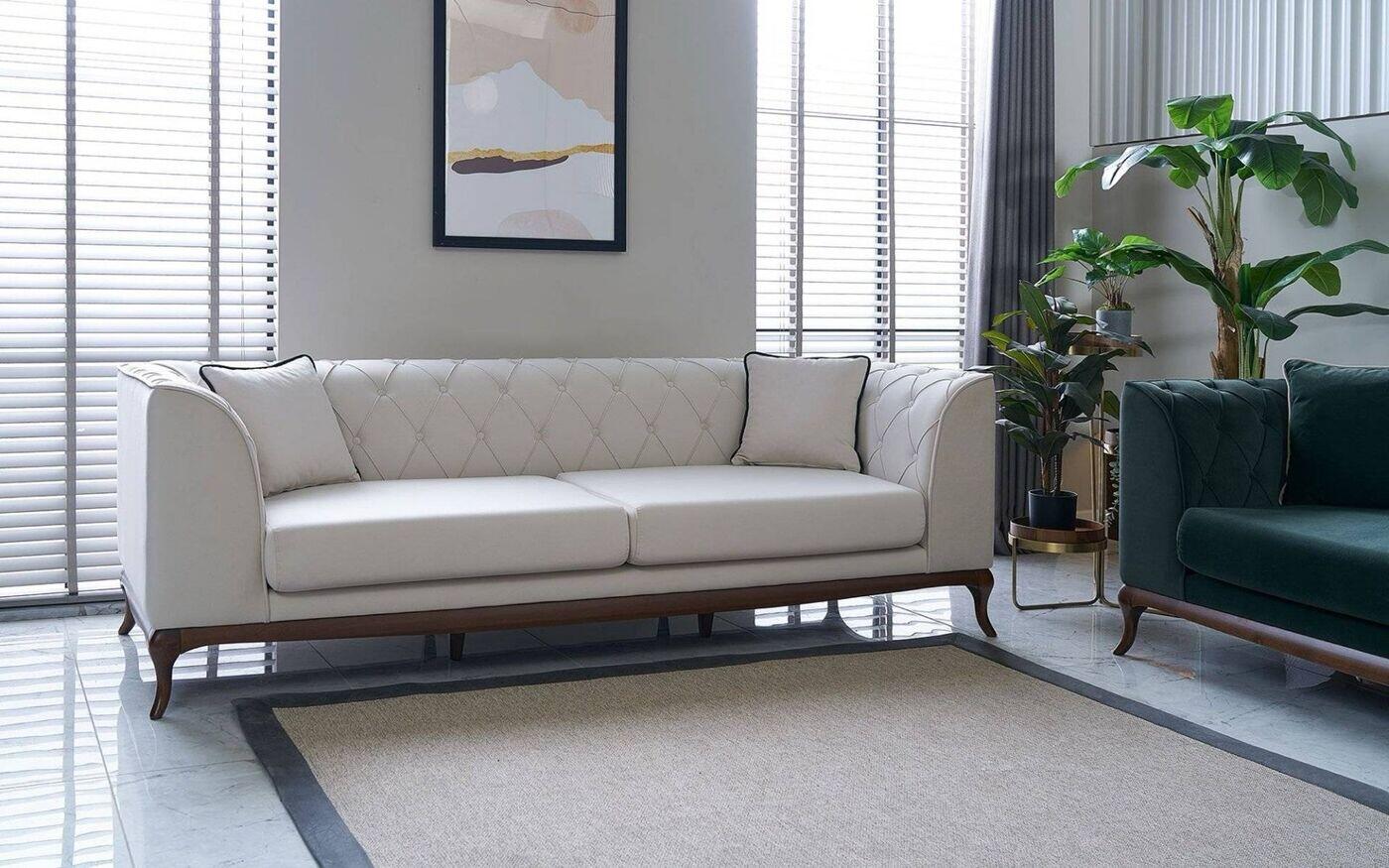 Art Walnut Sofa Set