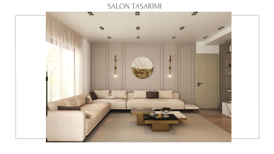 Ulamış Villaları Projesi · SALON TASARIMI