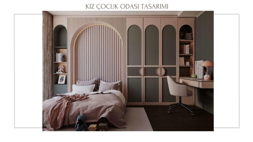Ulamış Villaları Projesi · KIZ ÇOCUK ODASI TASARIMI