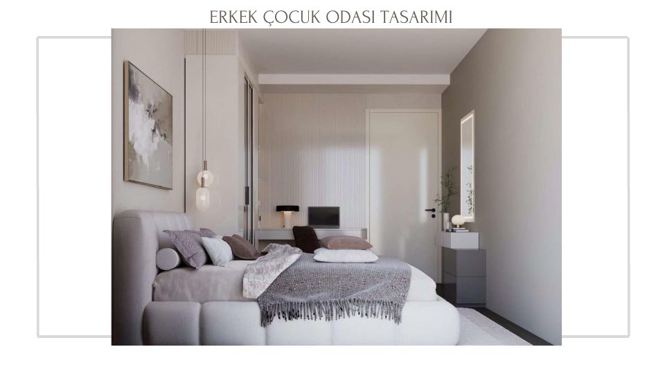 Ulamış Villaları Projesi · ERKEK ÇOCUK ODASI TASARIMI