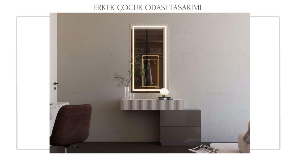 Ulamış Villaları Projesi · ERKEK ÇOCUK ODASI TASARIMI