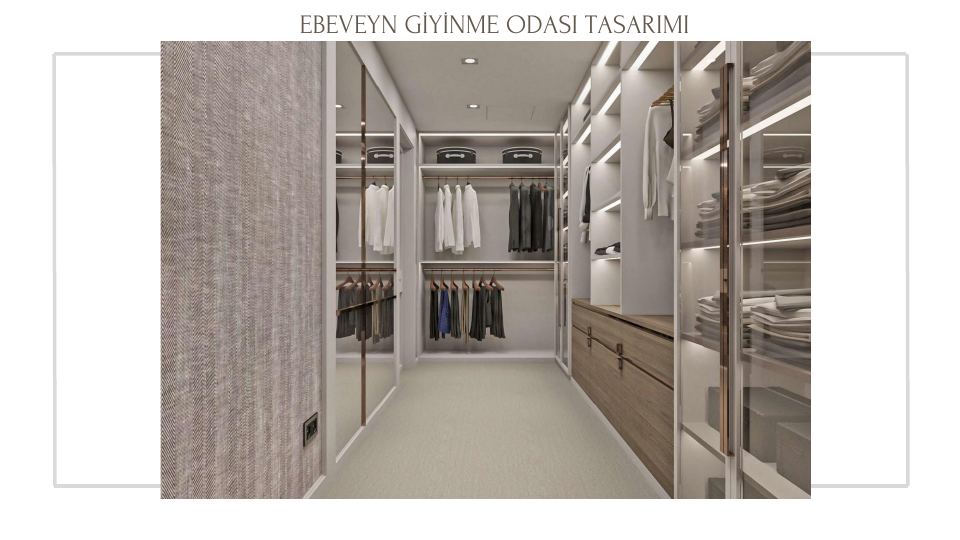 Folkart Narlıdere Projesi · EBEVEYN GİYİNME ODASI TASARIMI