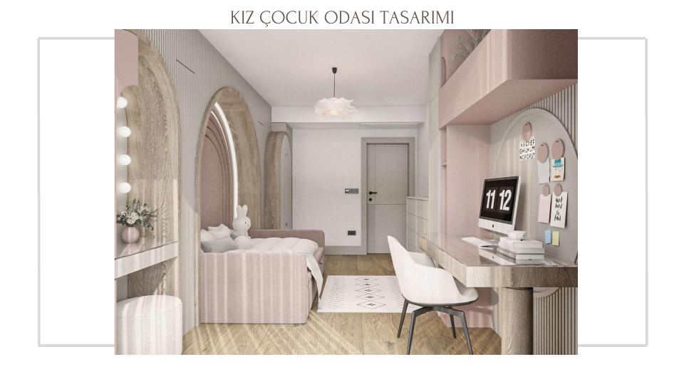 Folkart Narlıdere Projesi · KIZ ÇOCUK ODASI TASARIMI