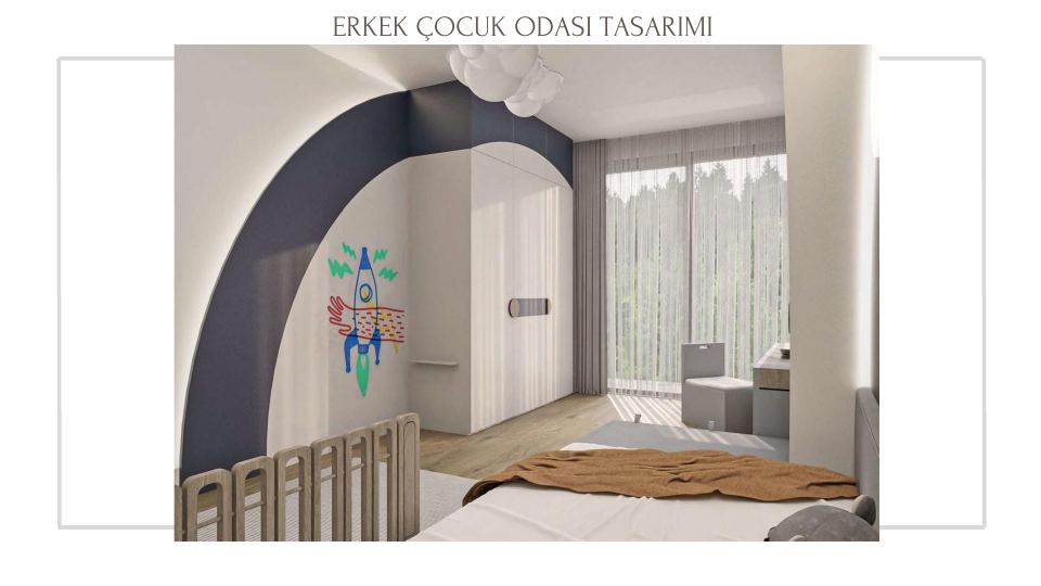 Folkart Narlıdere Projesi · ERKEK ÇOCUK ODASI TASARIMI