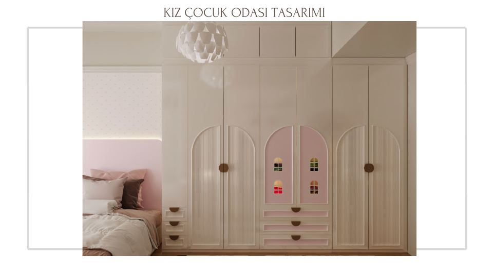 Neva Yalı Projesi · KIZ ÇOCUK ODASI TASARIMI