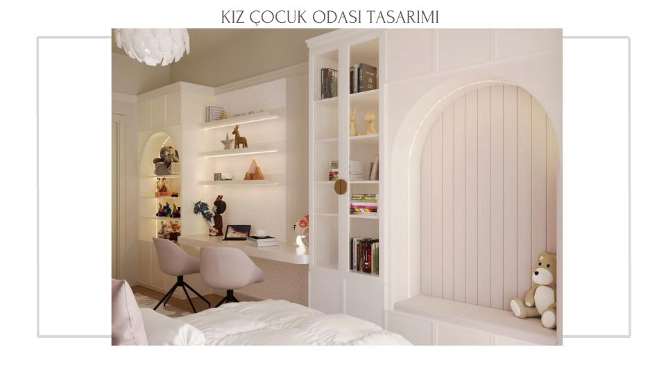 Neva Yalı Projesi · KIZ ÇOCUK ODASI TASARIMI