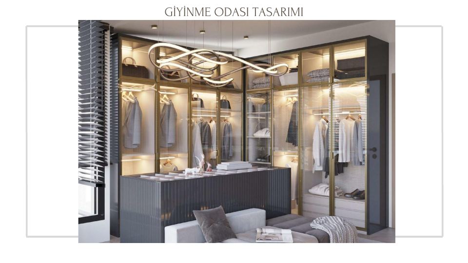 Bostanlı River Sitesi Projesi · GİYİNME ODASI TASARIMI