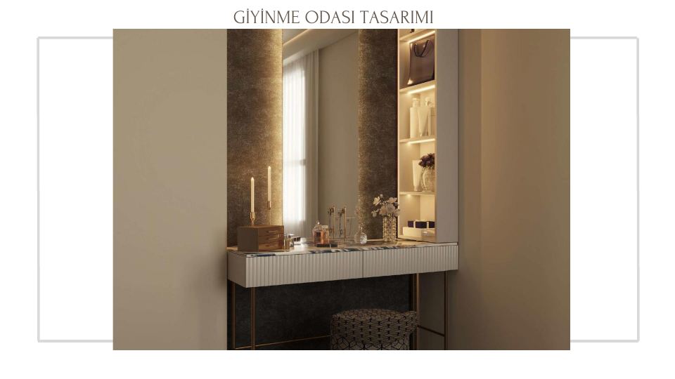 Bostanlı River Sitesi Projesi · GİYİNME ODASI TASARIMI