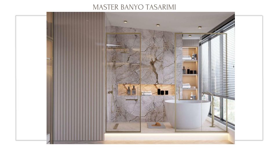 Bostanlı River Sitesi Projesi · MASTER BANYO TASARIMI