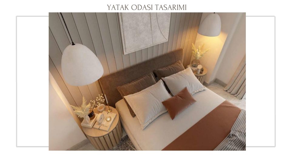 Bodrum Gümbet Villa Projesi · YATAK ODASI TASARIMI