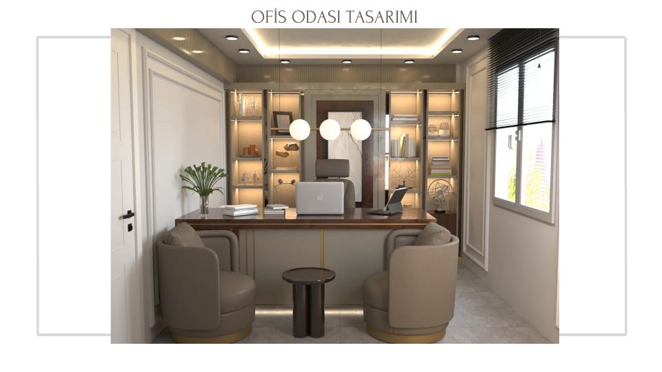 Manisa Hukuk Ofisi Projesi · OFİS ODASI TASARIMI