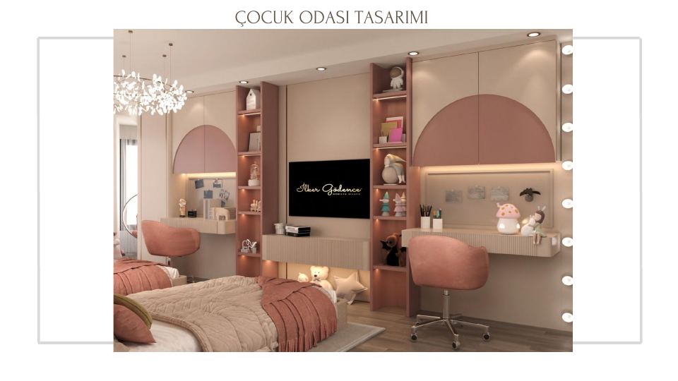Narlıdere Villa Projesi · ÇOCUK ODASI TASARIMI