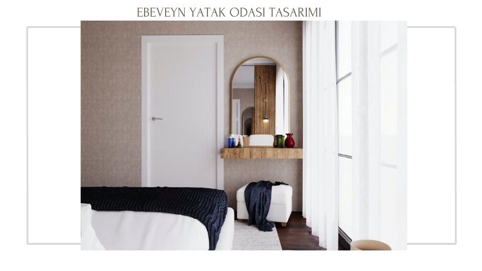 Çeşme Villa Projesi · EBEVEYN YATAK ODASI TASARIMI