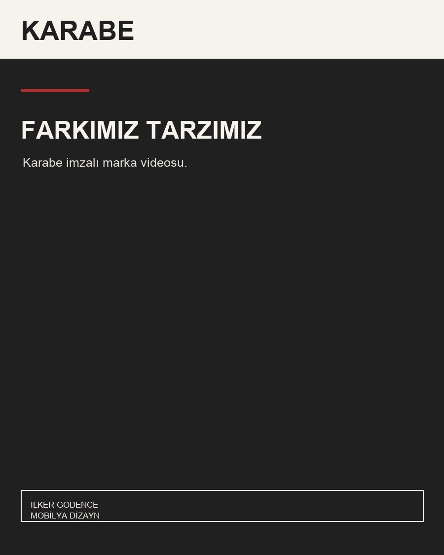 Farkımız Tarzımız - İlker Gödence / Karabe