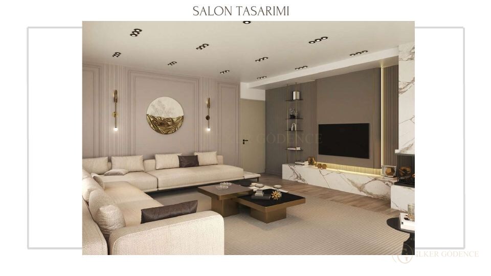 Ulamış Villaları Projesi · SALON TASARIMI