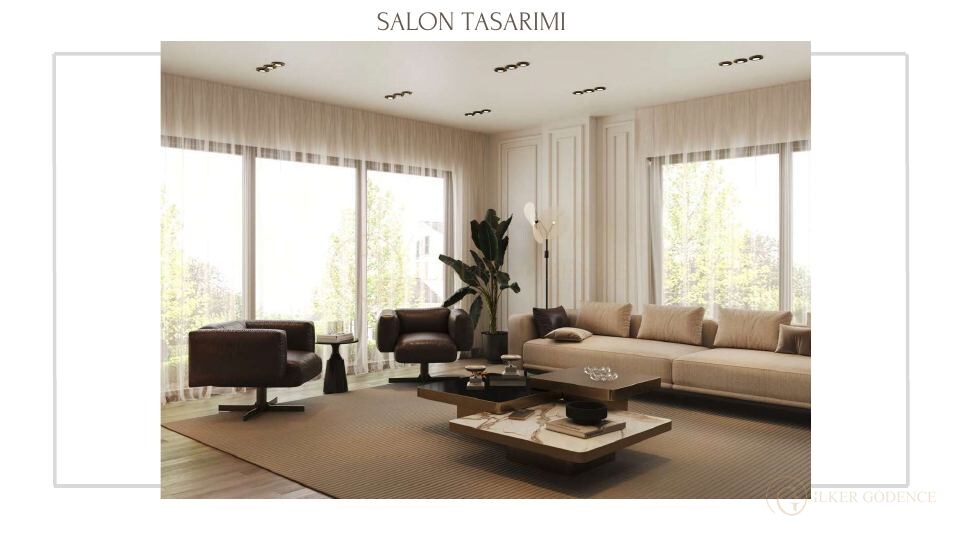 Ulamış Villaları Projesi · SALON TASARIMI