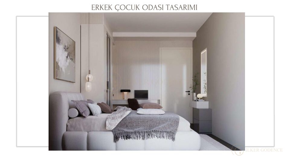 Ulamış Villaları Projesi · ERKEK ÇOCUK ODASI TASARIMI