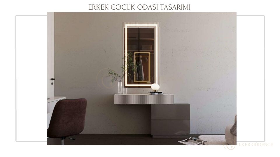Ulamış Villaları Projesi · ERKEK ÇOCUK ODASI TASARIMI