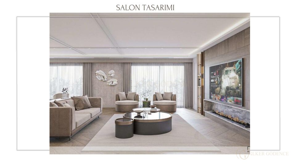 Folkart Narlıdere Projesi · SALON TASARIMI