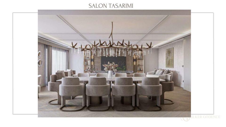 Folkart Narlıdere Projesi · SALON TASARIMI