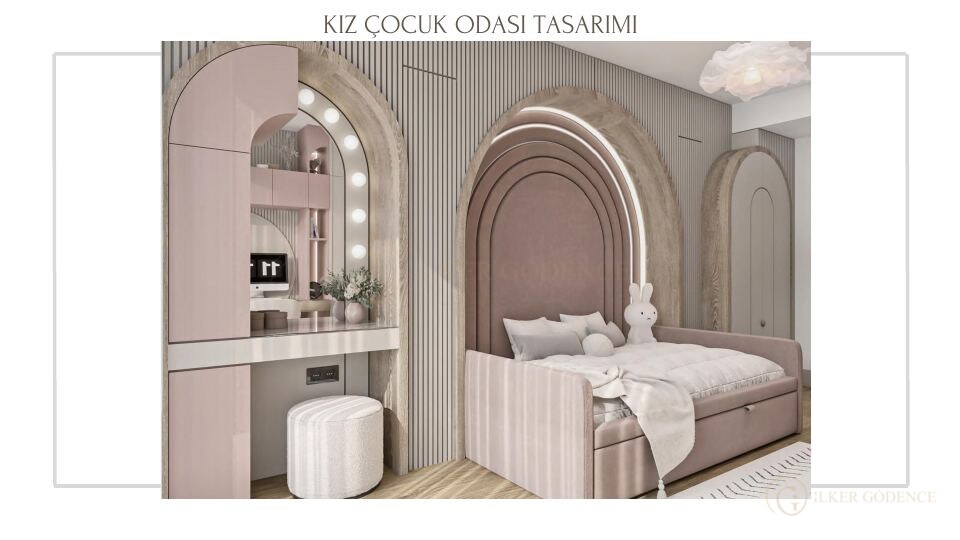 Folkart Narlıdere Projesi · KIZ ÇOCUK ODASI TASARIMI
