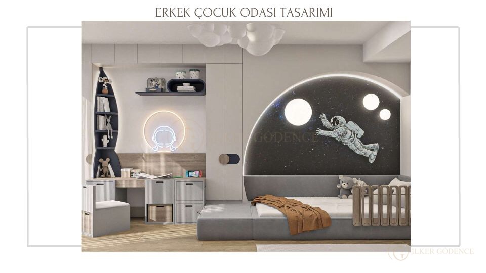 Folkart Narlıdere Projesi · ERKEK ÇOCUK ODASI TASARIMI