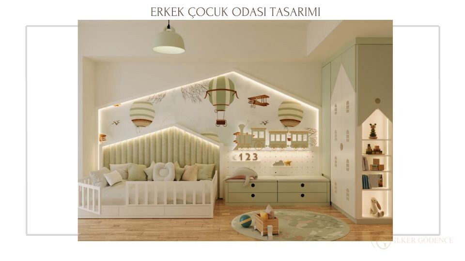 Neva Yalı Projesi · ERKEK ÇOCUK ODASI TASARIMI
