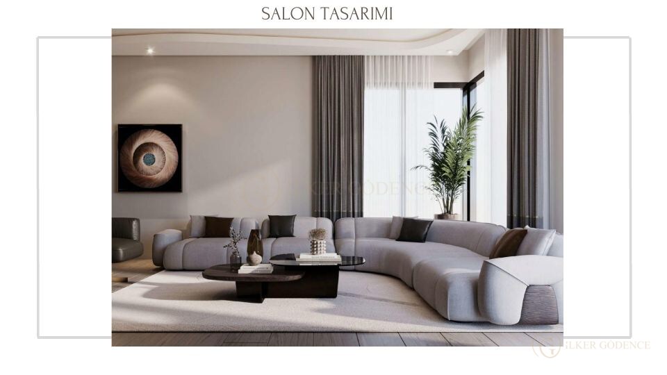 Bostanlı River Sitesi Projesi · SALON TASARIMI