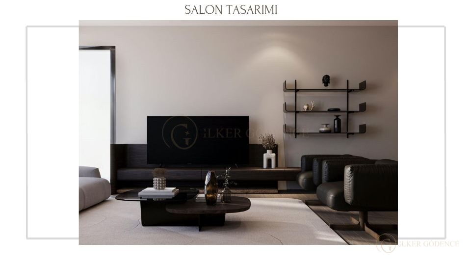 Bostanlı River Sitesi Projesi · SALON TASARIMI