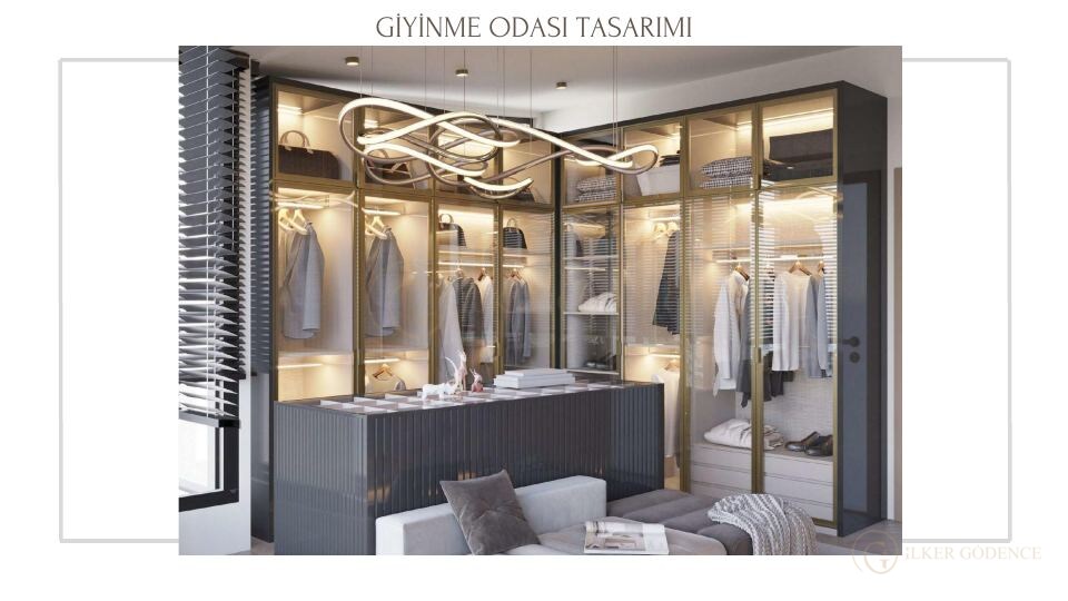Bostanlı River Sitesi Projesi · GİYİNME ODASI TASARIMI