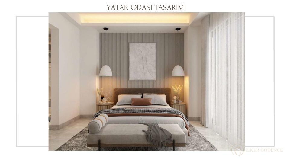 Bodrum Gümbet Villa Projesi · YATAK ODASI TASARIMI