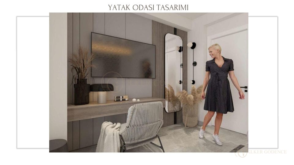 Bodrum Gümbet Villa Projesi · YATAK ODASI TASARIMI