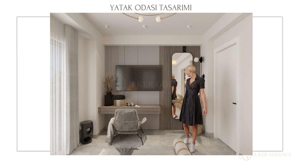 Bodrum Gümbet Villa Projesi · YATAK ODASI TASARIMI