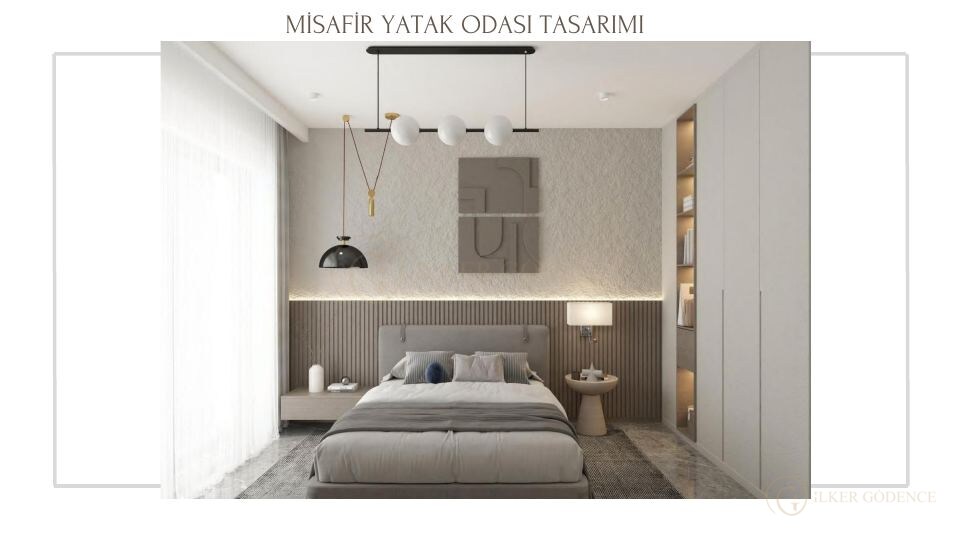 Bodrum Gümbet Villa Projesi · MİSAFİR YATAK ODASI TASARIMI