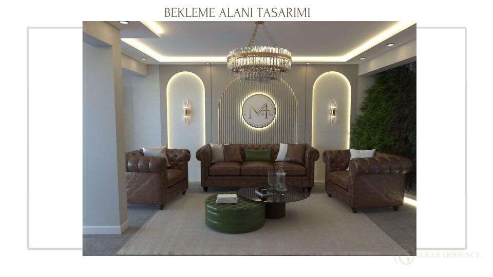 Manisa Hukuk Ofisi Projesi · BEKLEME ALANI TASARIMI