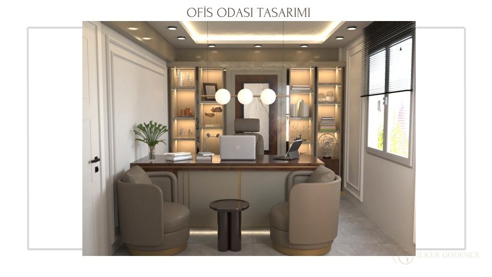 Manisa Hukuk Ofisi Projesi · OFİS ODASI TASARIMI