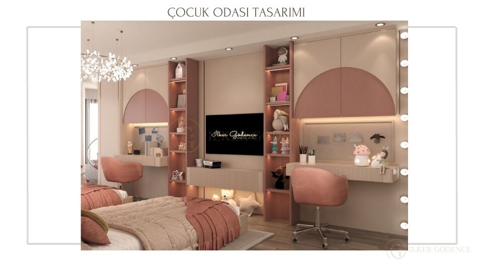 Narlıdere Villa Projesi · ÇOCUK ODASI TASARIMI