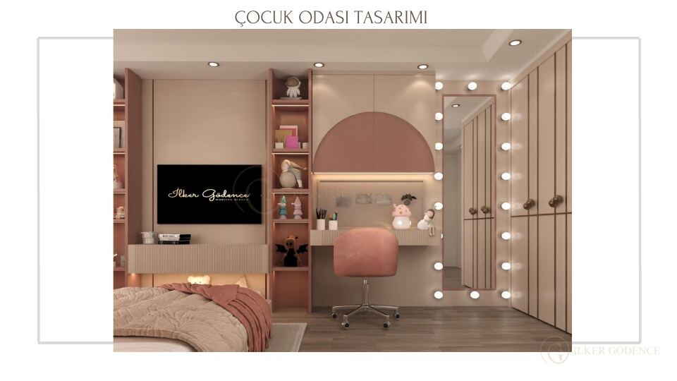 Narlıdere Villa Projesi · ÇOCUK ODASI TASARIMI