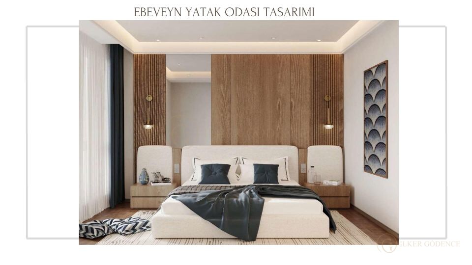 Çeşme Villa Projesi · EBEVEYN YATAK ODASI TASARIMI